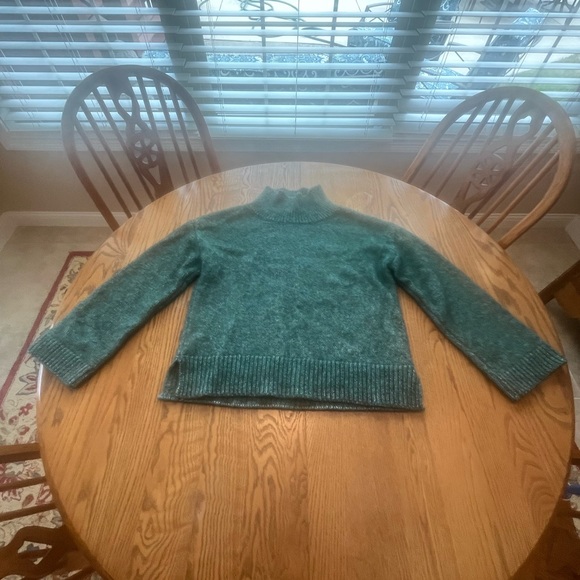 Brooks Brothers Red Fleece Alpaca Blend Oversize Thick Turtleneck Sweater L Soft - Picture 1 of 8